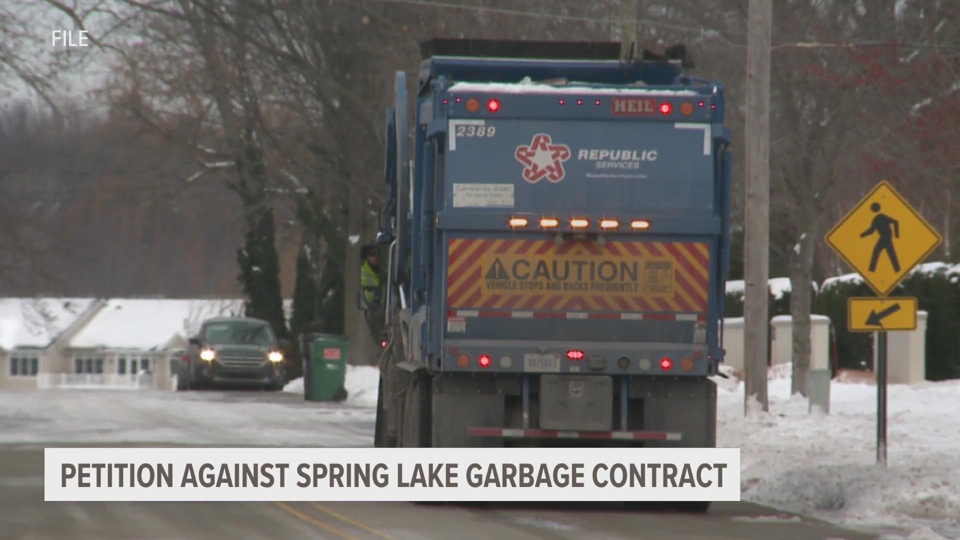 Spring Township residents line up to trash new waste cans