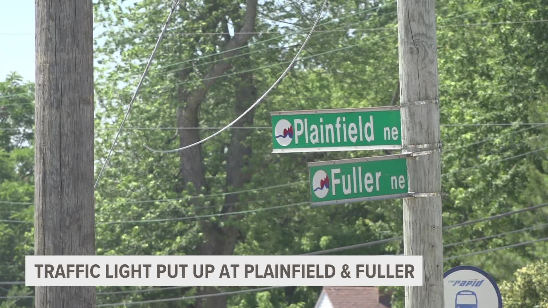 The intersection of Fuller and Plainfield in Grand Rapids is finally getting some safety precautions, two years after a fatal crash involving an 18-year-old.