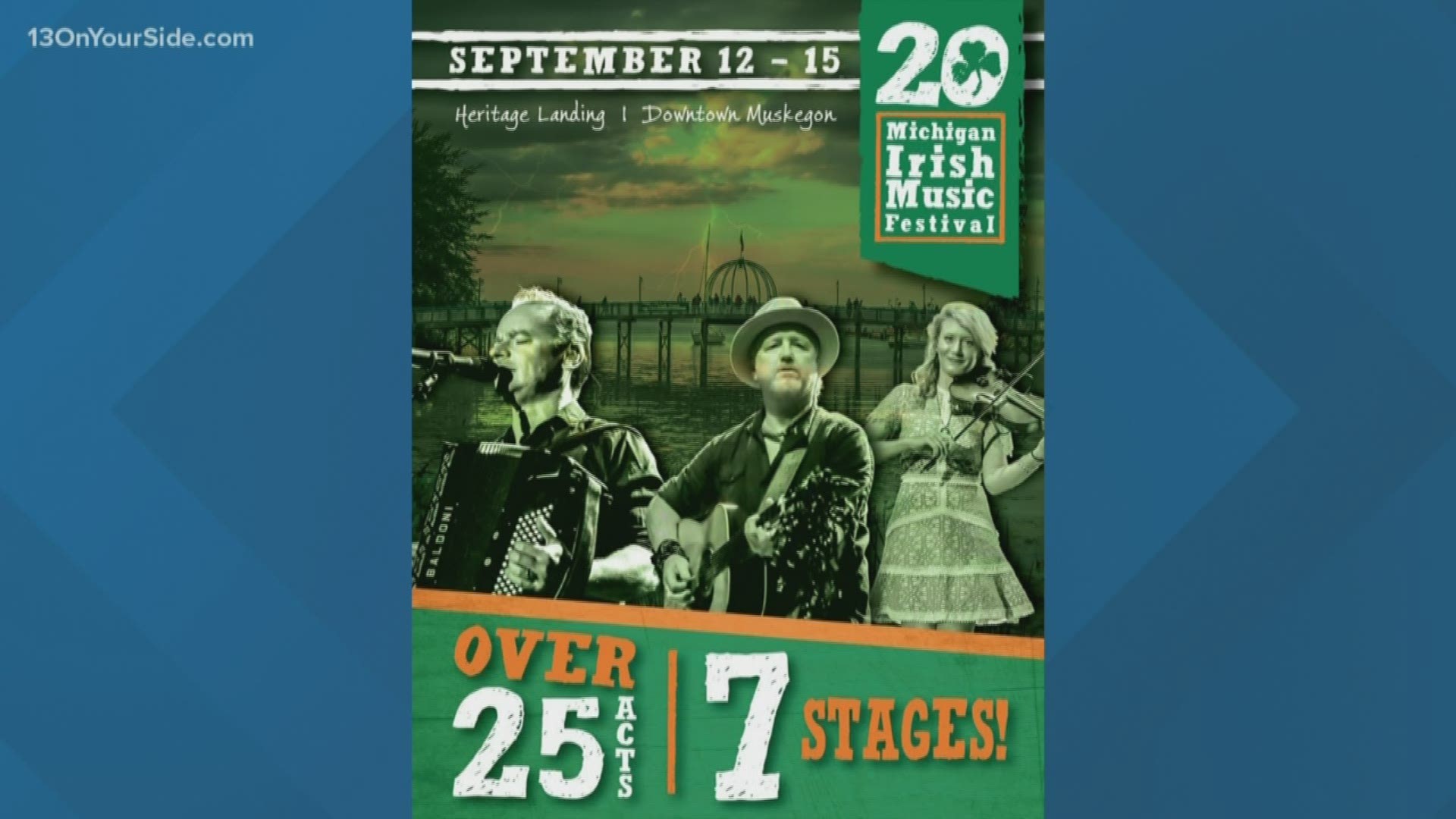 From Whiskey tasting and naughty limericks to Highland Games and a full schedule of great Irish music, this festival has it all.  We got a sneak peek at solo artist Shane Hennessy.