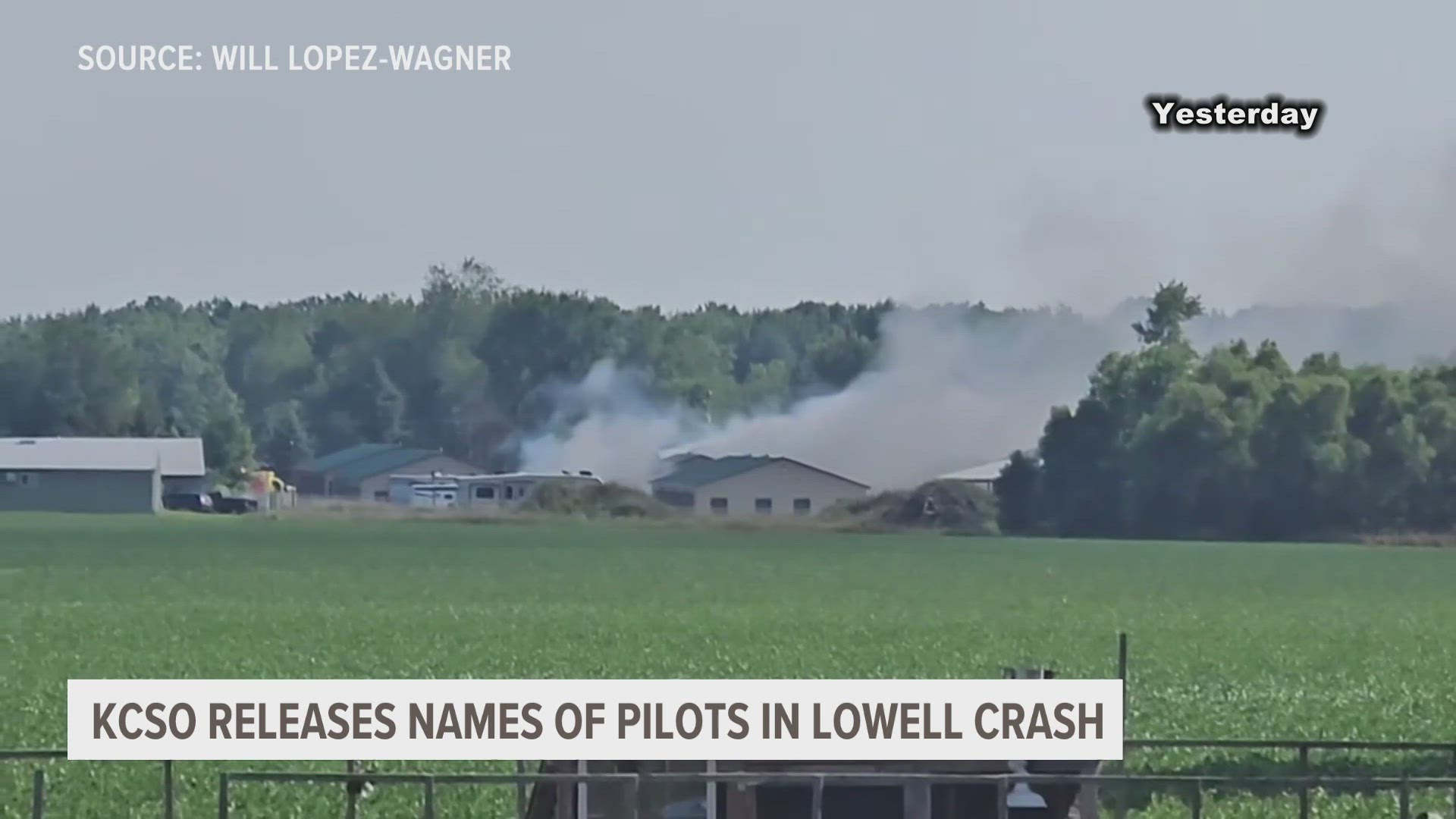 Deputies said the Federal Aviation Administration (FAA) and and the National Transportation Safety Board (NTSB) are investigating what caused the crash.