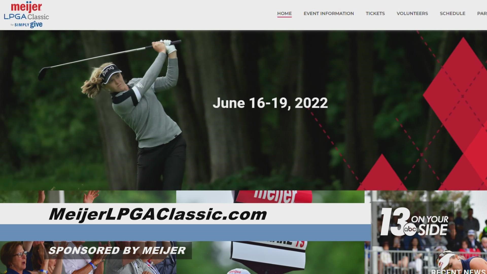 The Meijer LPGA Classic for Simply Give runs June 16-19 at Blythefield Country Club.
