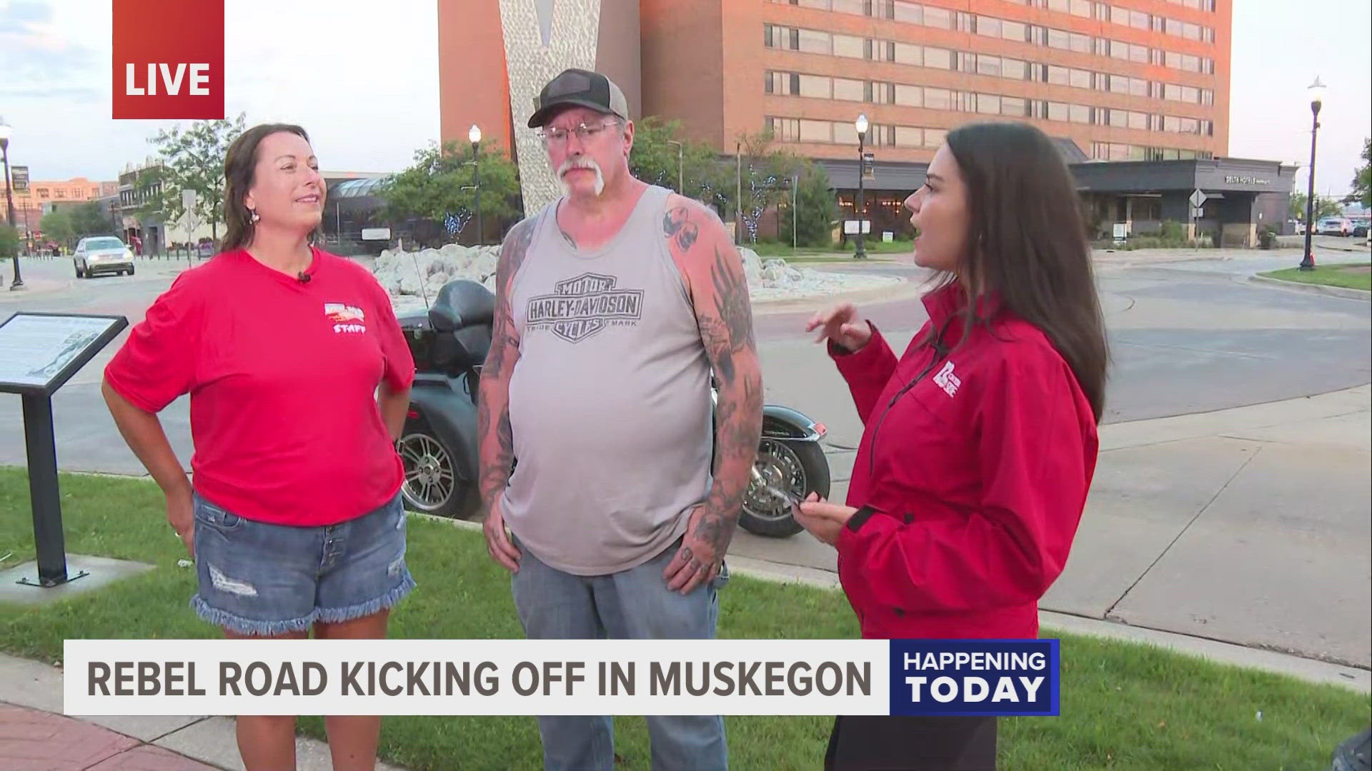 The event draws thousands of bikers to the lakeshore.