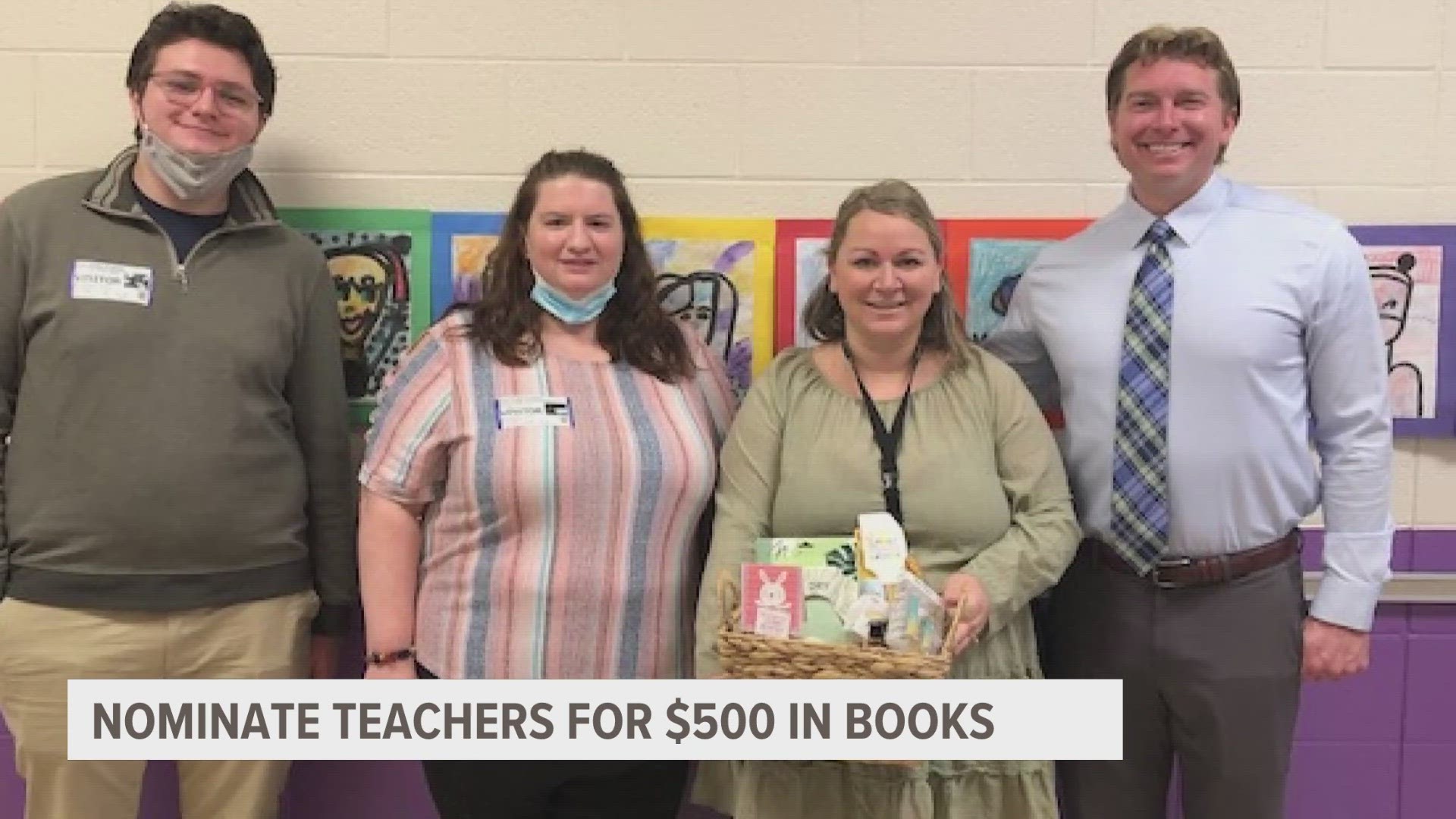 Nominations are being accepted over the next couple of weeks offering teachers $500 to fill their classrooms with books.