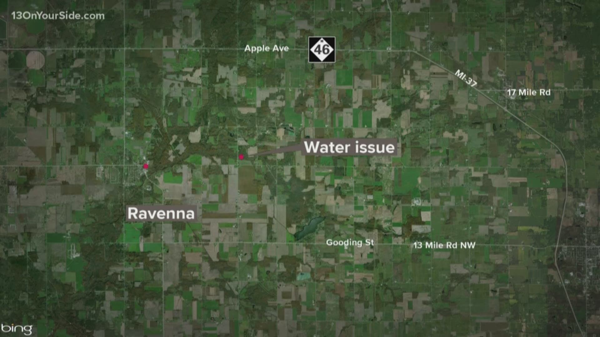 Officials are asking to stay out of Crockery Creek just north of Ravenna for what looks like a large mass of manure in the water. Witnesses have reported the water is black and there are signs posted in the area to keep people out while officials remove and investigate the incident.