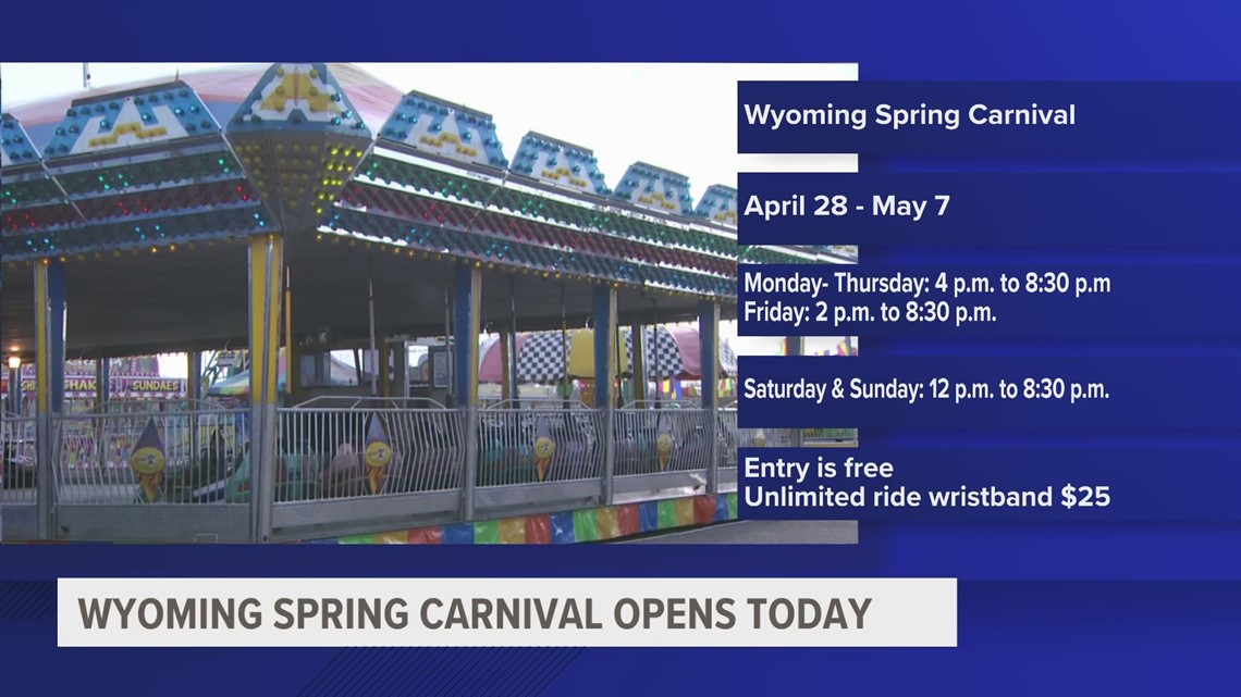 Wyoming Spring Carnival kicks off Friday