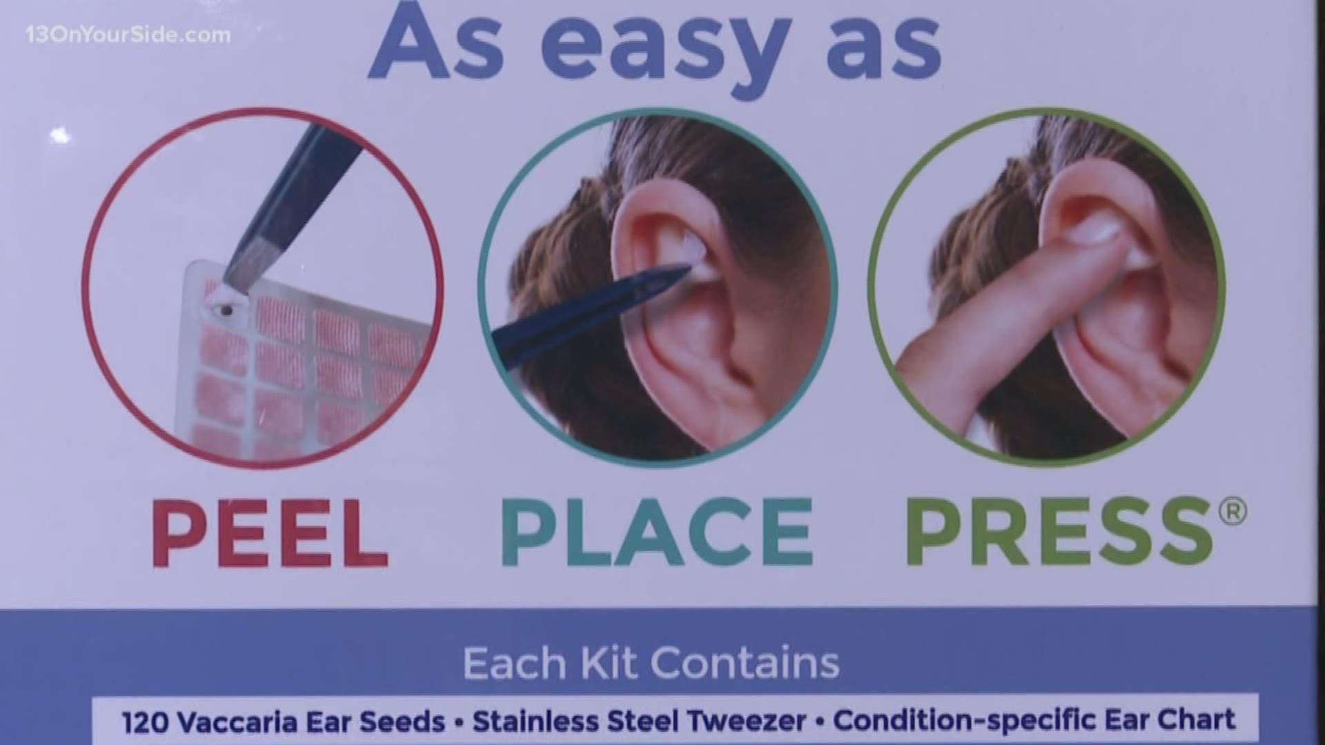 Despite its ancient history dating back to 500 BC ear seeds are becoming trendy again. They're small seeds used to stimulate pressure points in your ear.