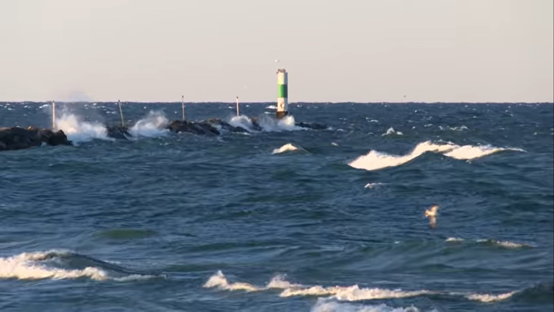 The National Weather Service is encouraging Michiganders to avoid swimming or going out on piers on Wednesday.