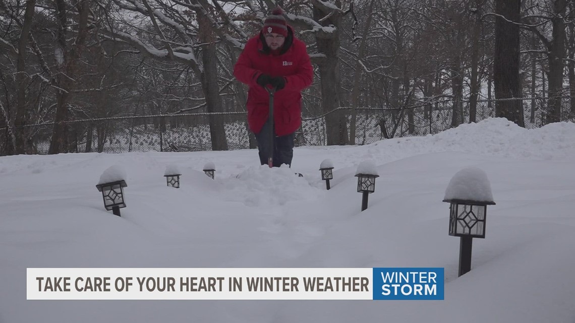 Snow shoveling leads to cardiacrelated deaths each year