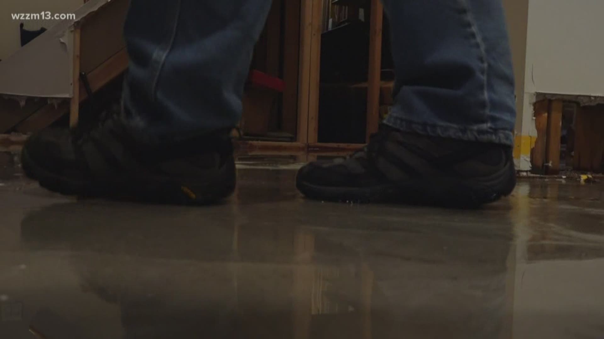 Residents looking for answers as standing water persists in Muskegon County homes