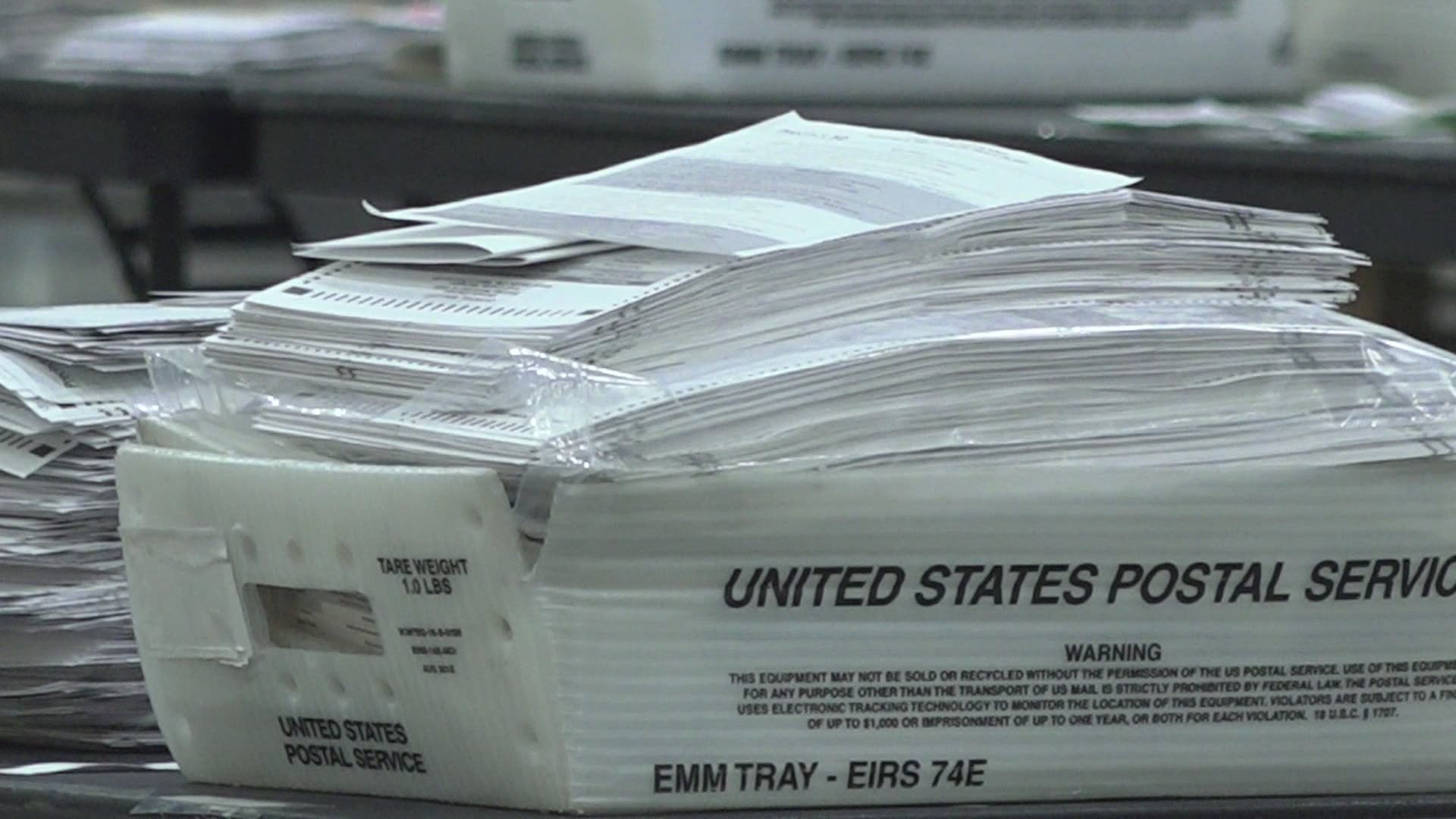 The city had over 59,000 absentee ballots returned.