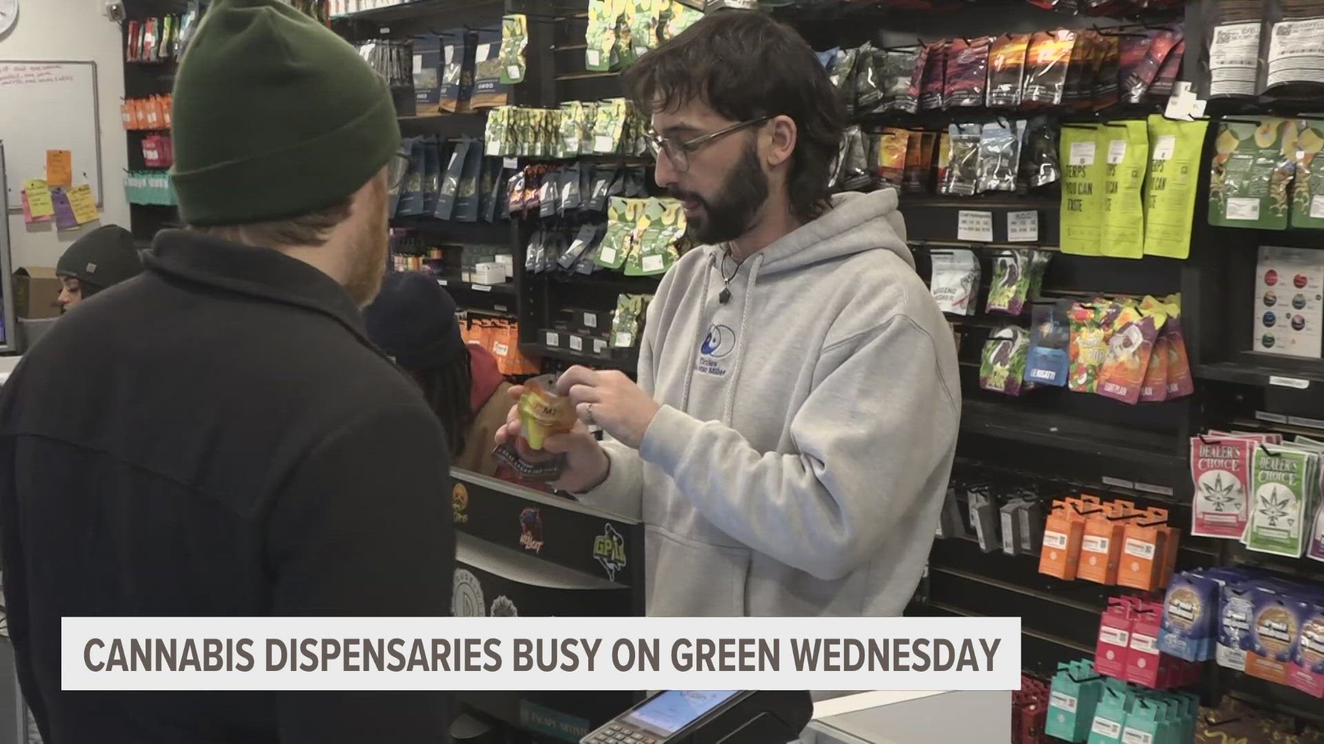 Hundreds flock to cannabis dispensaries on Thanksgiving Eve. Green Wednesday is the second biggest day for cannabis sales after 4/20.