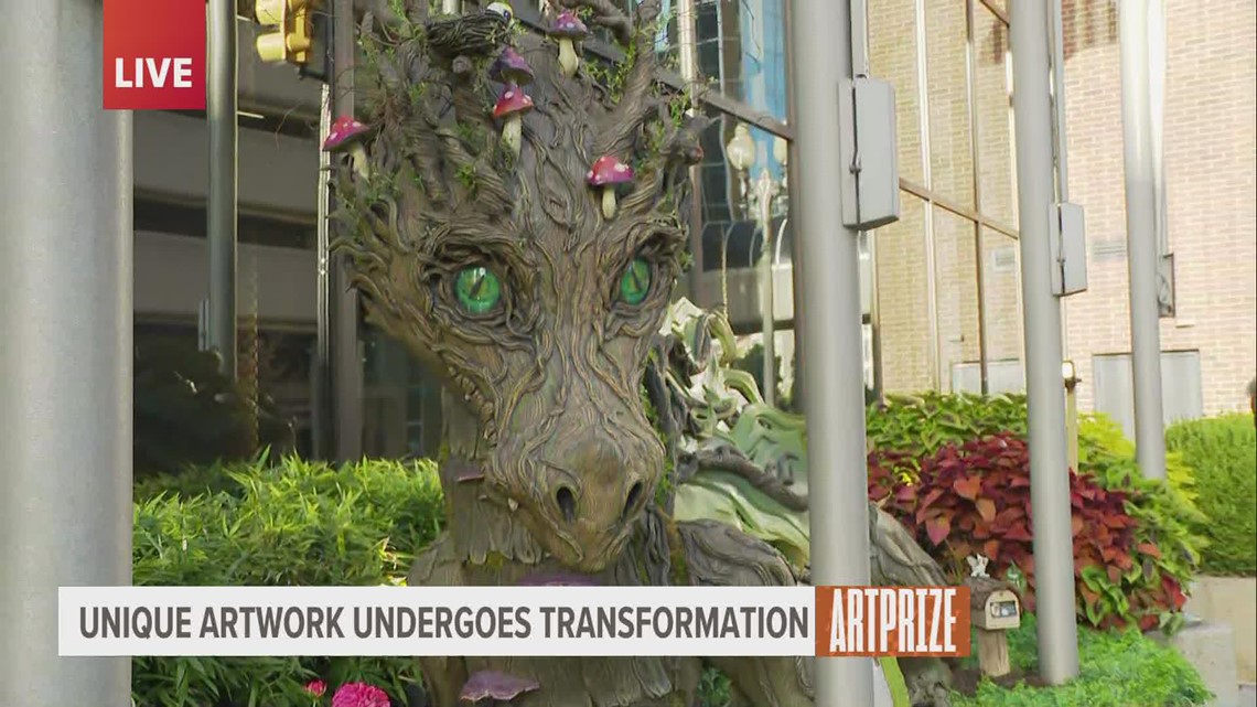 Watch the transformation | Unique artwork takes over Grand Rapids during ArtPrize