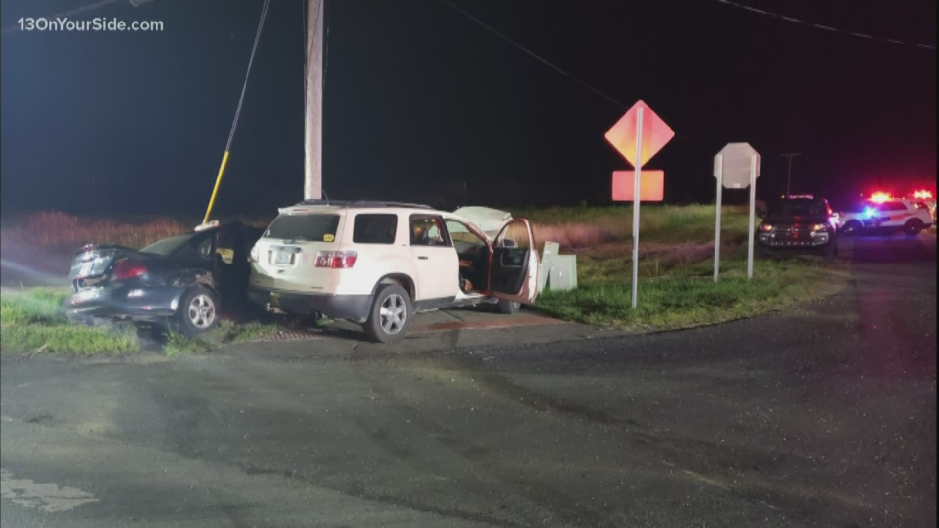 Woman in critical condition after Jamestown Twp. crash