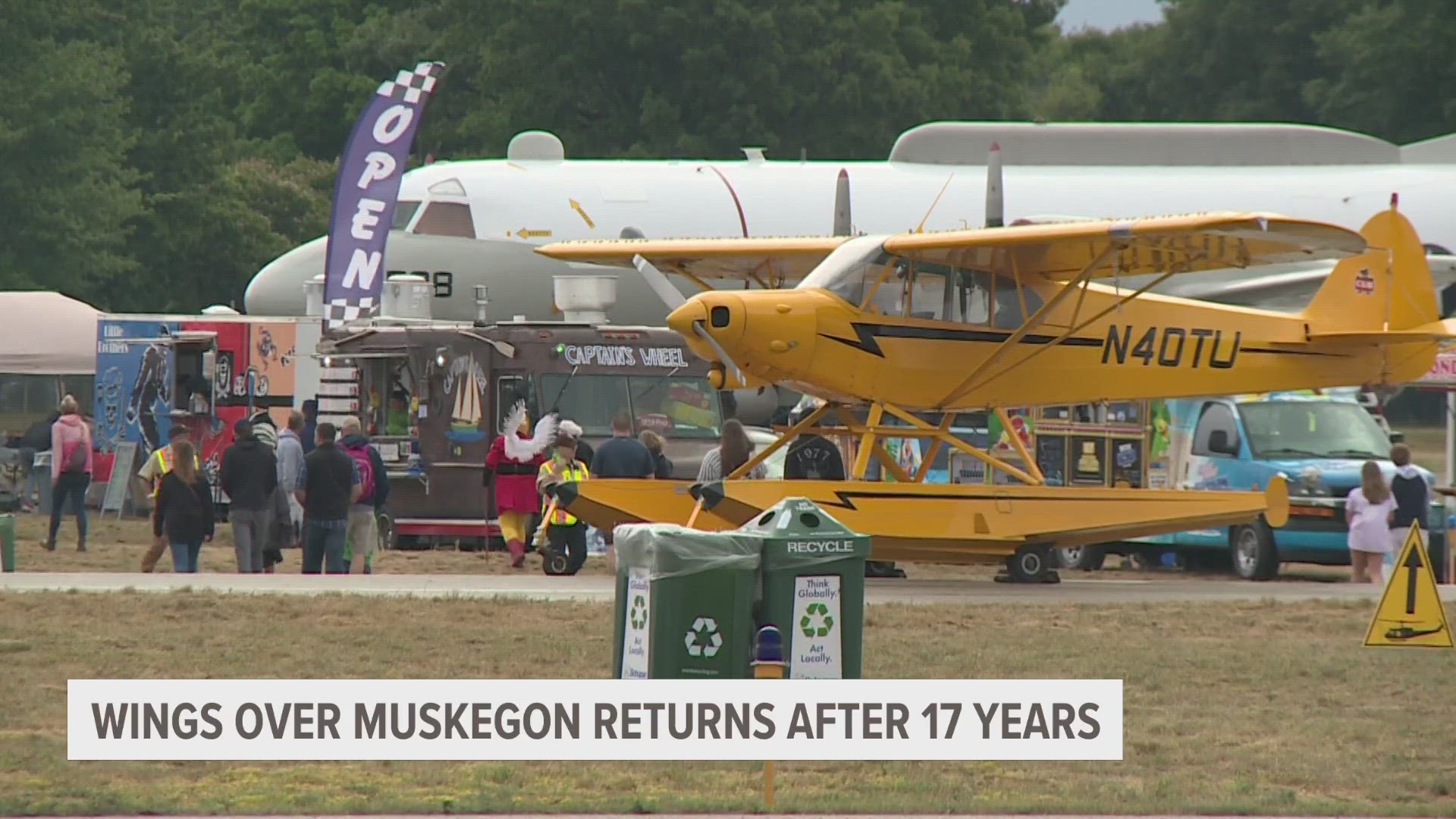 The air show returned this weekend for first time in 17 years.