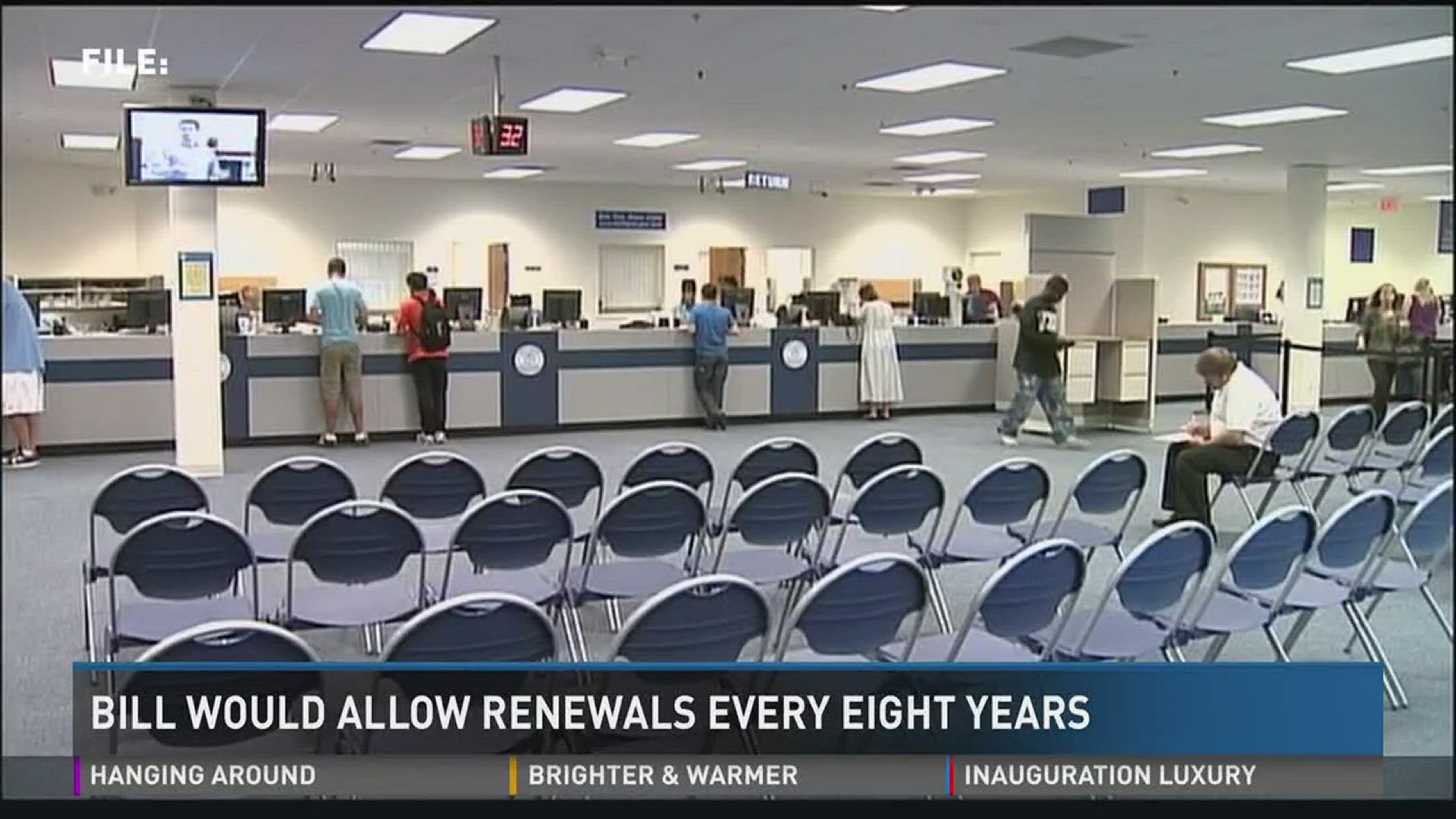 Michigan motorists would be able to renew their driver's license every eight years, rather than four, if a new bill becomes law.