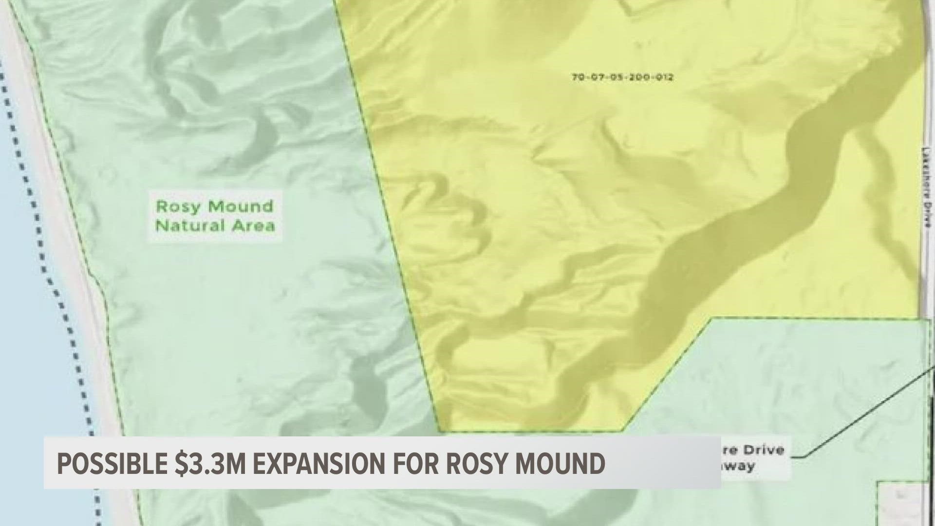 Ottawa County Parks and Recreation is asking the Michigan Natural Resources Trust Fund for $3.3 million to buy the sand mine that sits next to the area.