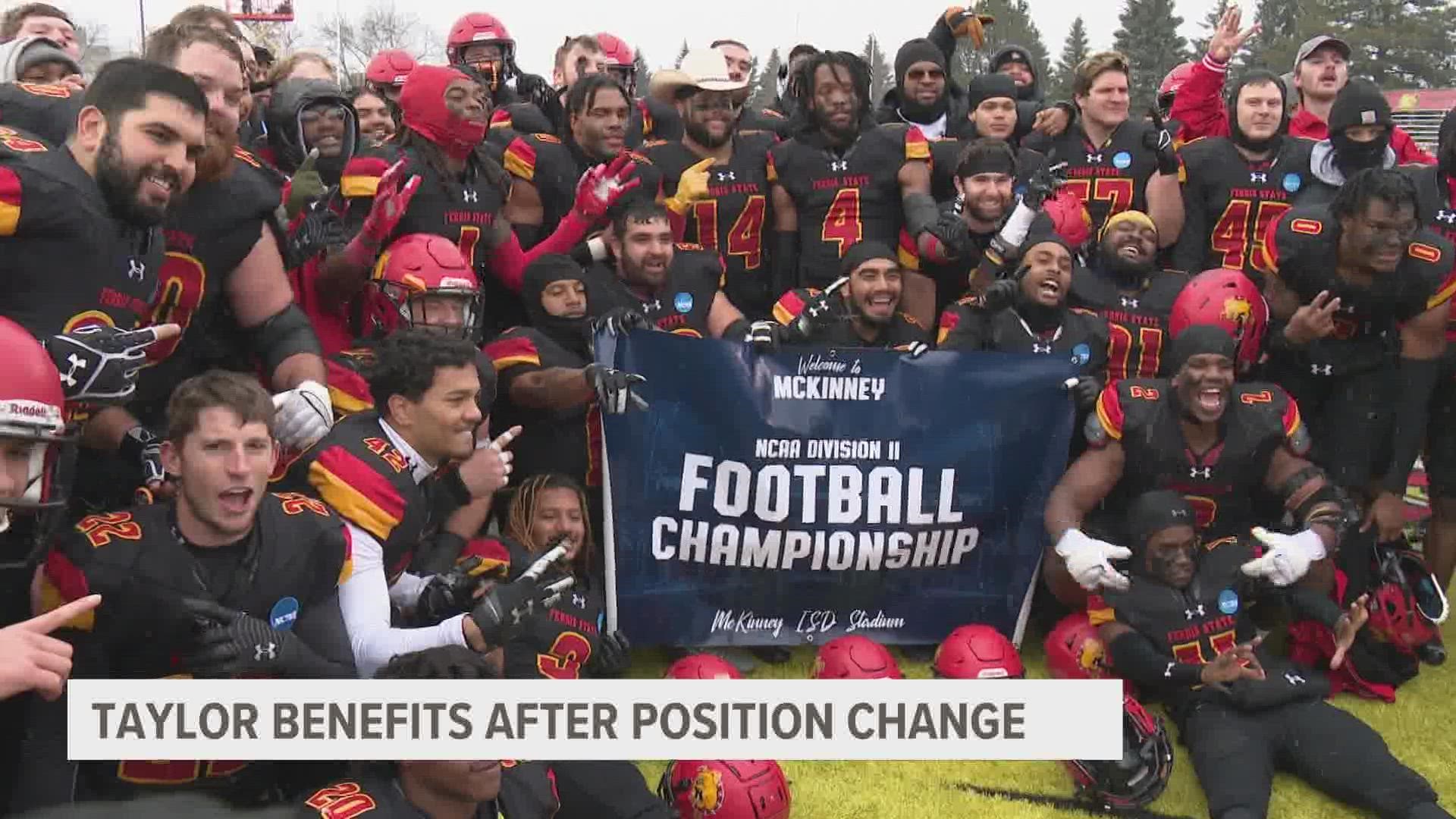 Ferris State is back in the Division II national championship game for the second year in a row.