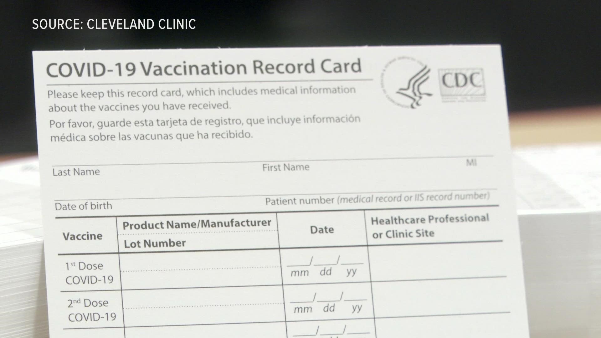 "To produce a fake vaccine card and cause others to have a level of security, that's unwarranted," said Marcia Mansaray, deputy health officer for Ottawa County.