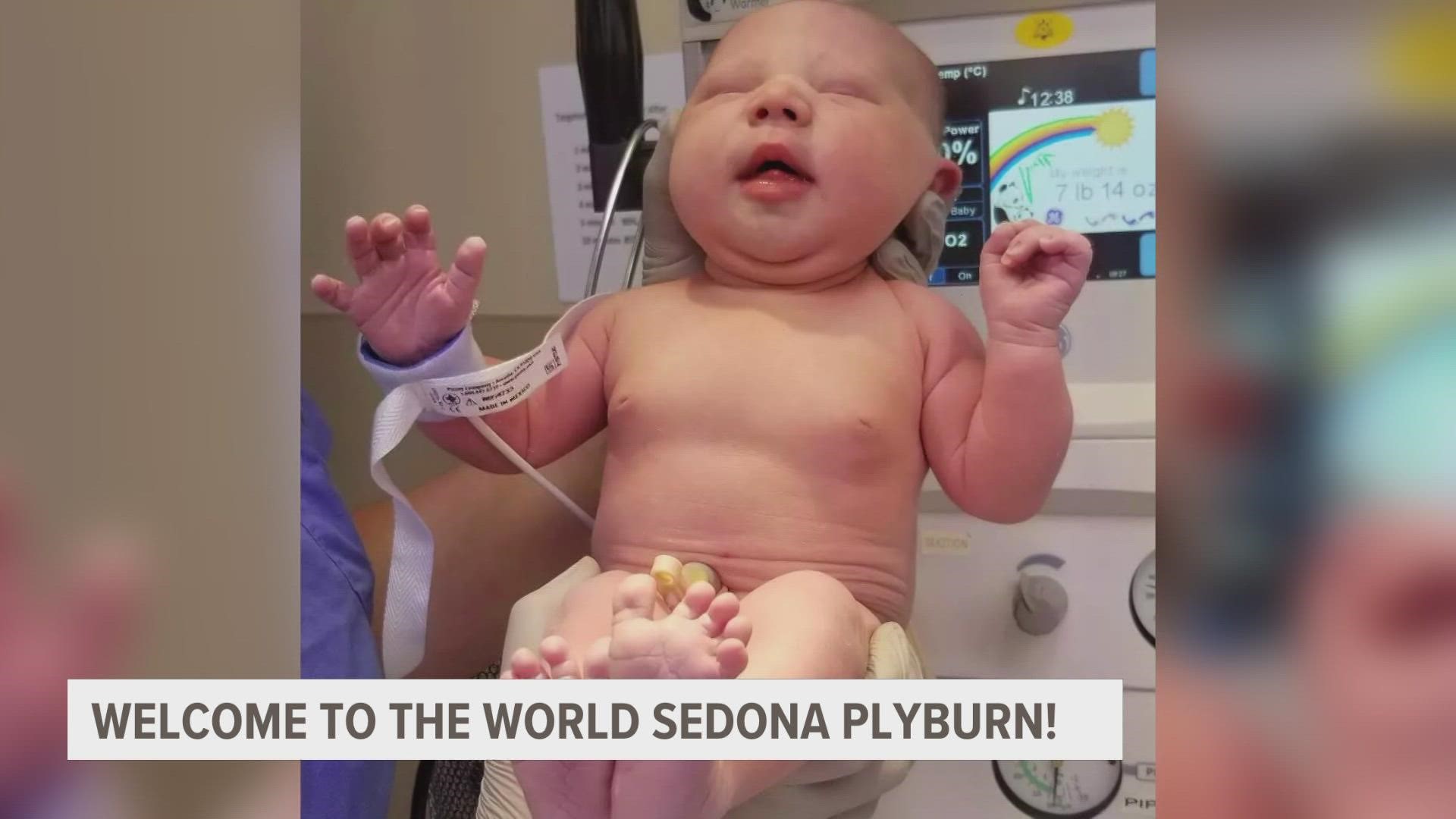 13 ON YOUR SIDE's Jay Plyburn and his wife, Whitney, welcomed their first child, Sedona Mae, on Sept. 21. Congratulations to the Plyburn family!