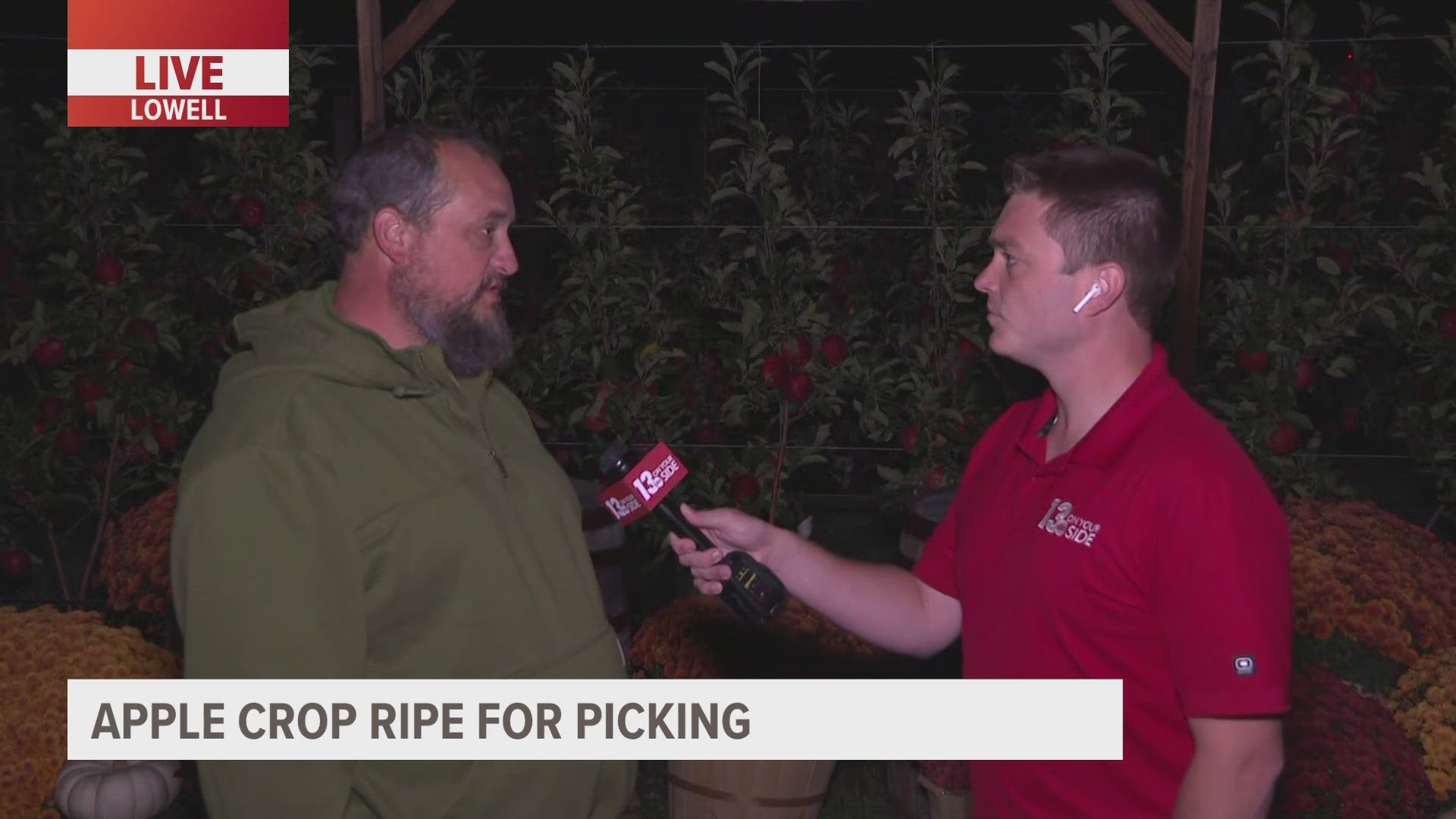 After a warm spring, apples are ready for picking ahead of schedule.