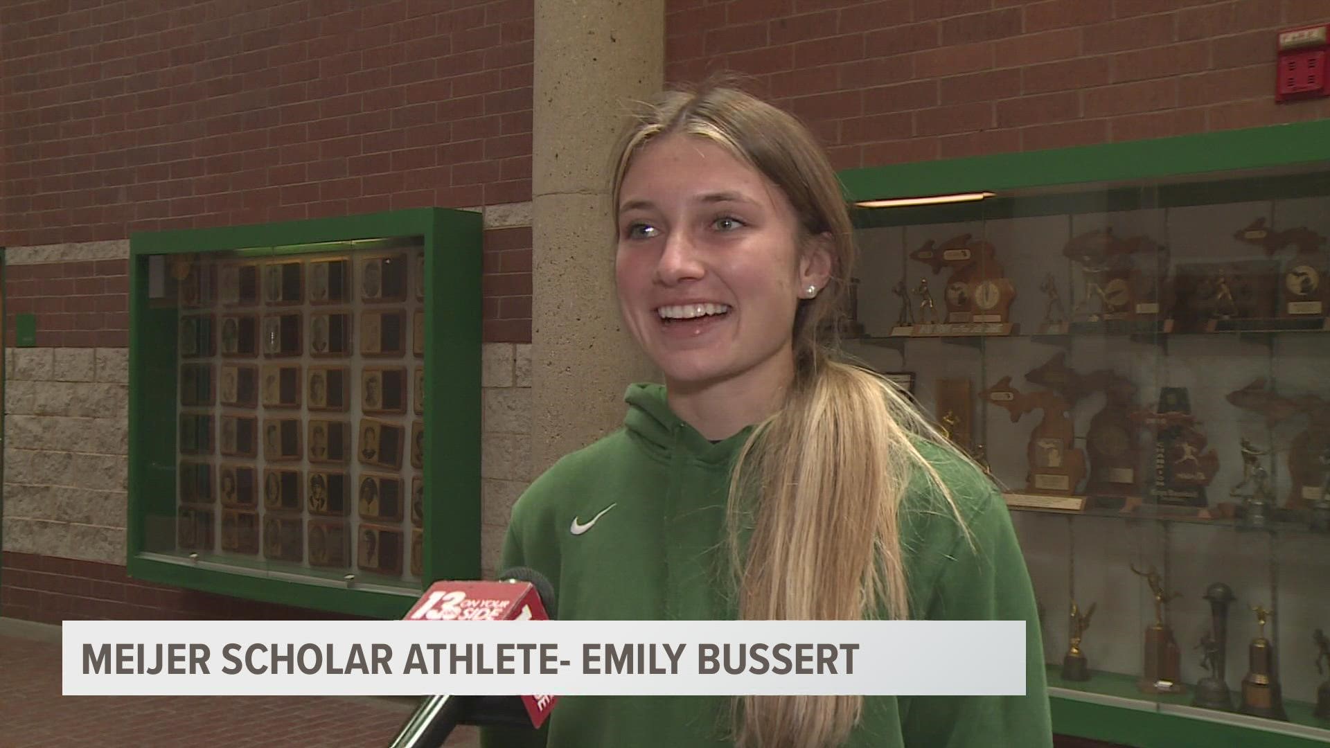 This week's Meijer Scholar Athlete is a Comstock Park senior who has a passion for education.