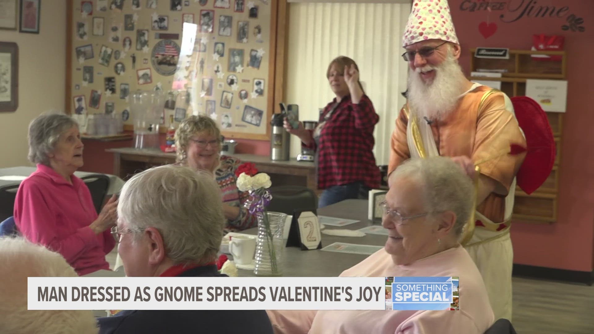 A man in Greenville runs a service to spread joy all year long.