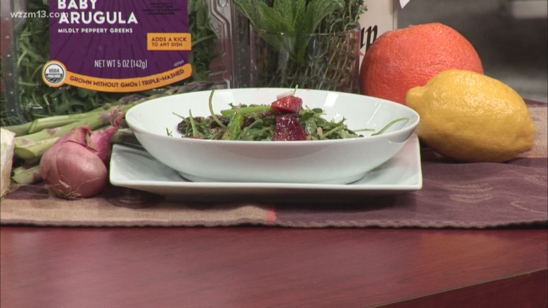 The Ginger Chef joined 13 ON YOUR SIDE to make a delicious spring salad featuring asparagus!