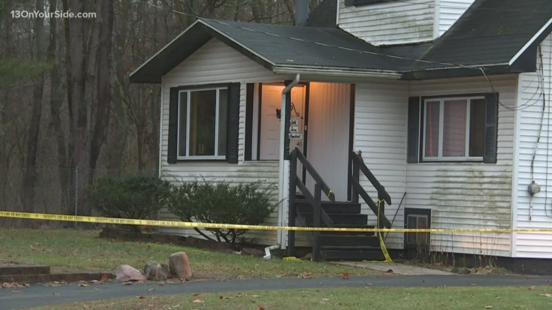 Three police officers are hurt and a homeowner is dead after a shooting in Kalamazoo County Sunday night.