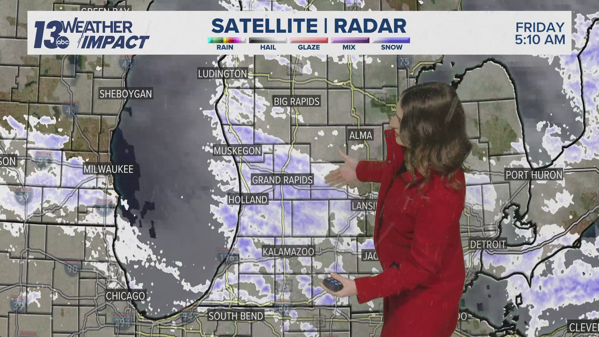 Lake-effect snow will impact most areas of West Michigan Friday, travel impacts continue into this weekend.