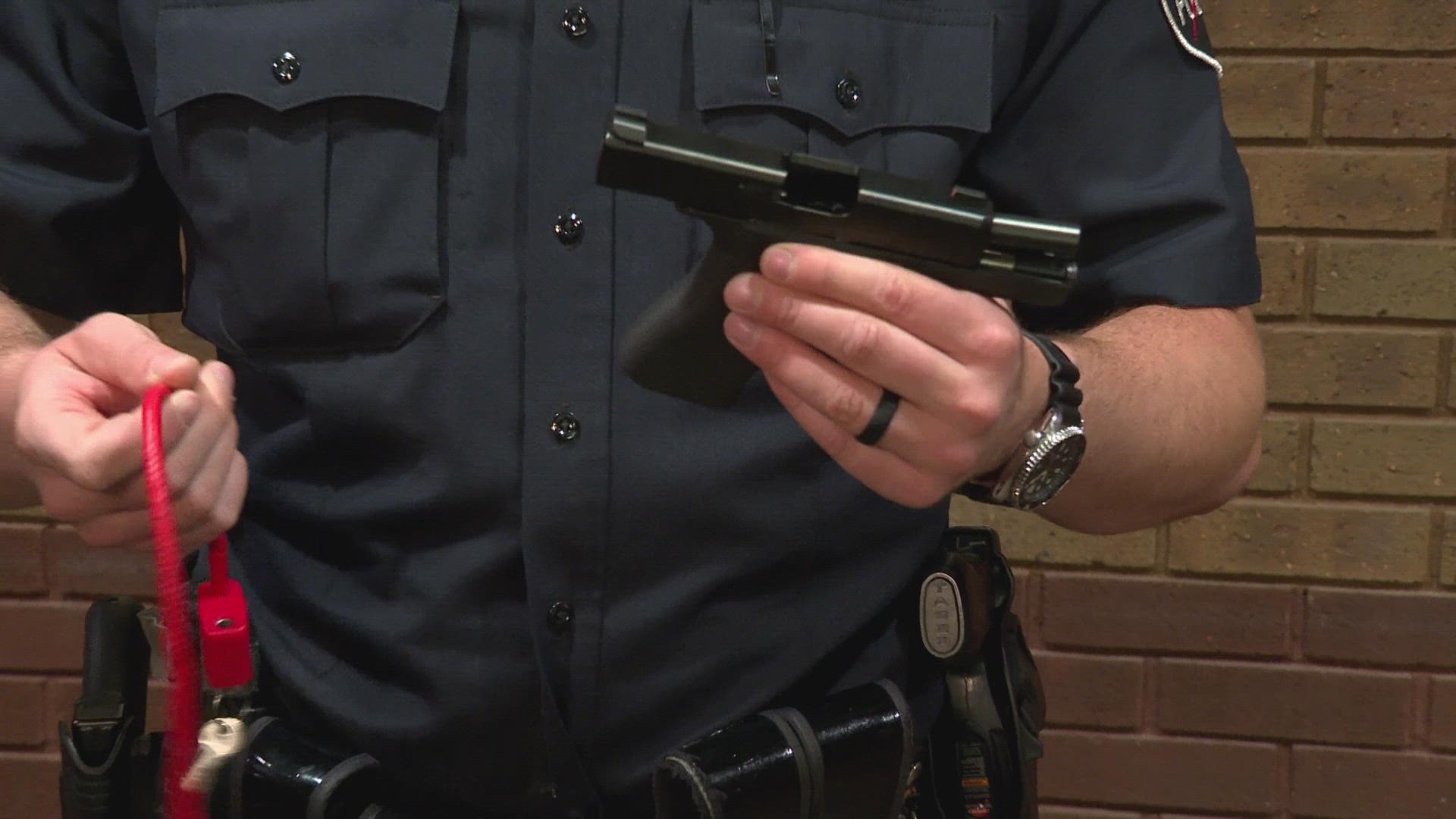 Police say it's important to keep your gun safely stored.