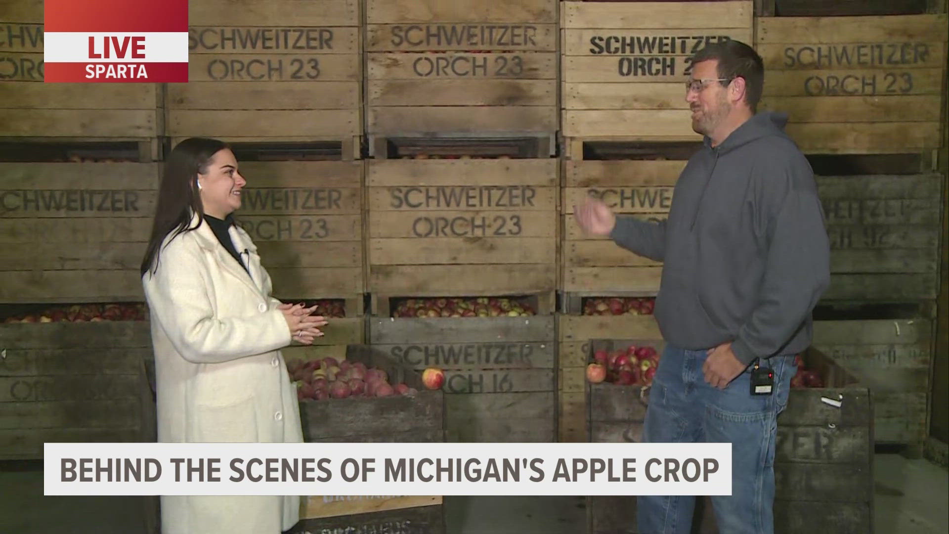 With West Michigan producing about 60% of the state's apple crops, we spoke with a local apple farmer on how the season is going.