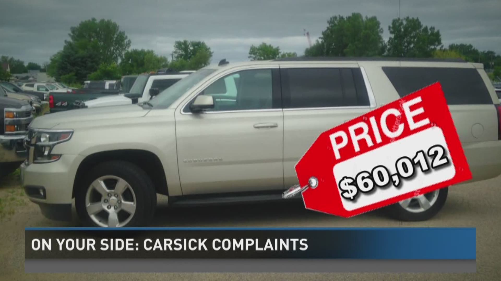There's been no recall but drivers of several large SUV's say their GM vehicles are making them sick.