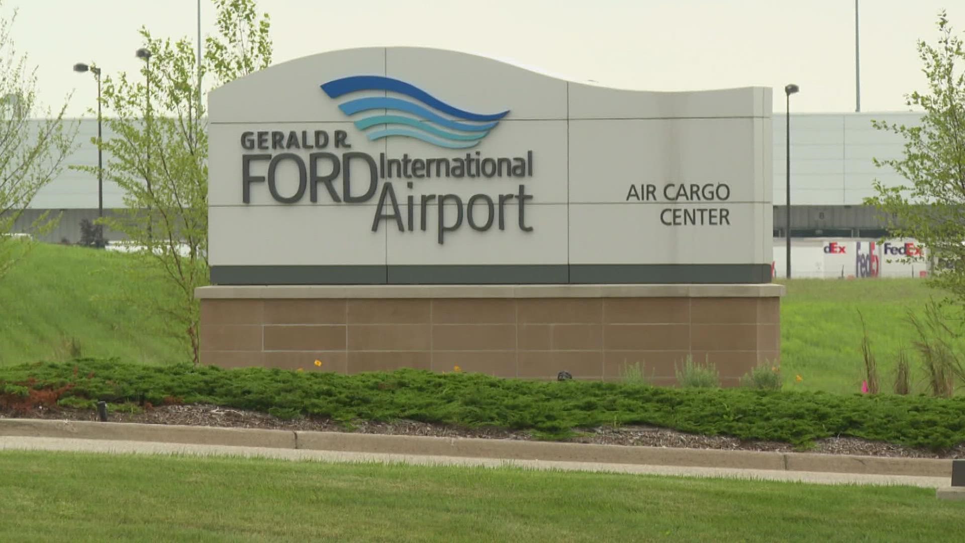 Fewer people are flying lately. But Gerald R. Ford International Airport is still close to record levels from a few years ago.