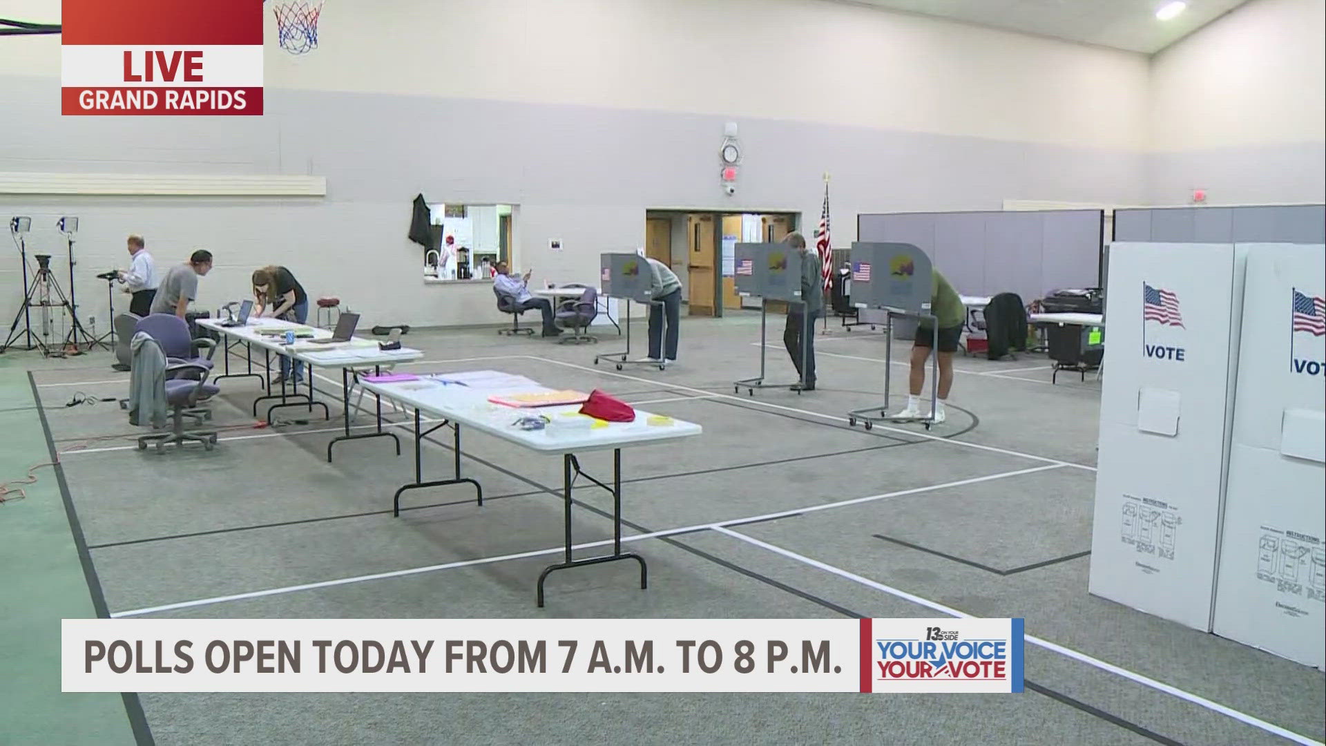 Voters have until 8 p.m. tonight to cast their ballot. Over 3 million ballots were already cast before Election Day.