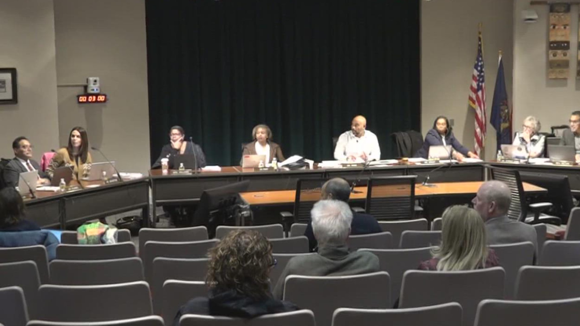 The old Adelante High School on Kensington Avenue will be torn down, as its part of the facilities master plan that will be implemented after a unanimous vote.
