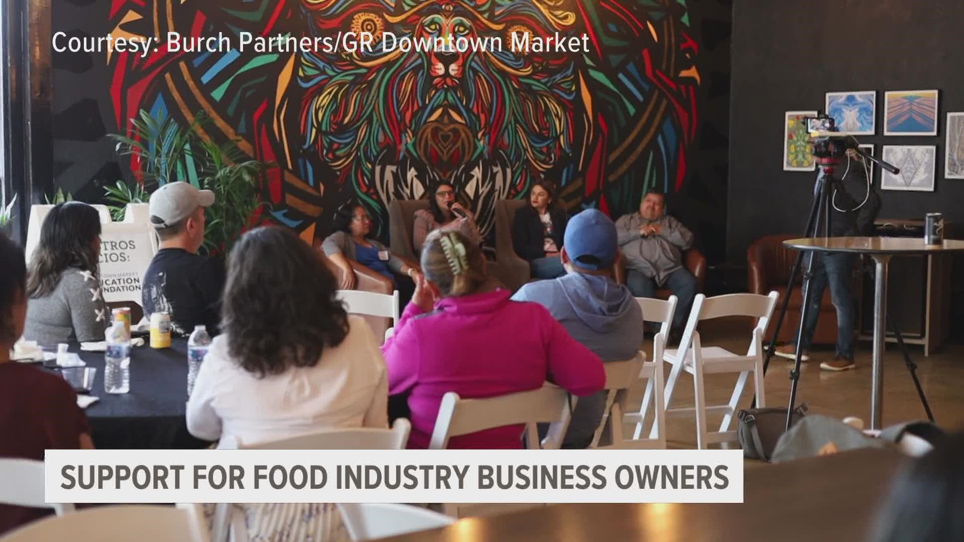 This was the first Culinary Conversations event held by the Downtown Market where the panel was a Spanish language discussion.