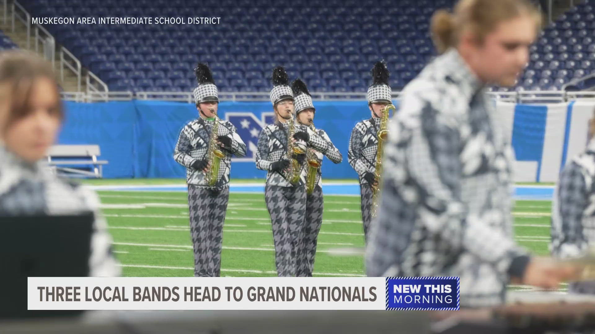 The Reeths-Puffer, Jenison and Rockford marching bands will be among more than 110 bands competing this week from around the country.