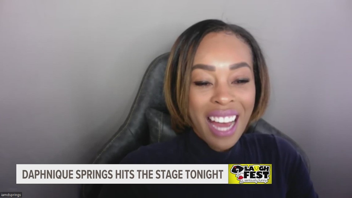 Daphnique Springs hits the stage for LaughFest on Friday