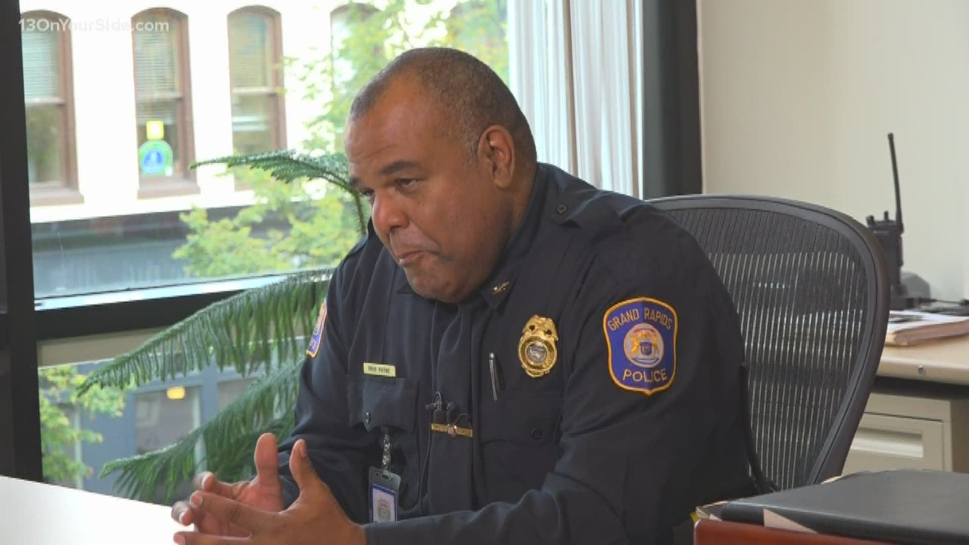 Thursday, Oct. 24, Chief Eric Payne held a press conference to thank the Grand Rapids community for their support and cooperation in recent crimes.