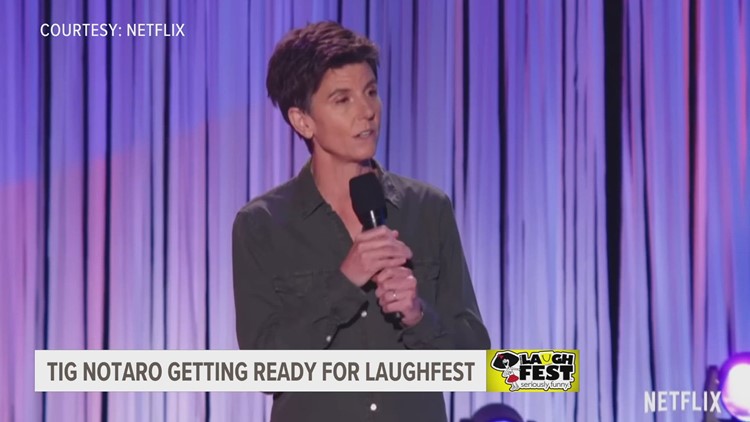 Tig Notaro getting ready for LaughFest to kick off this week