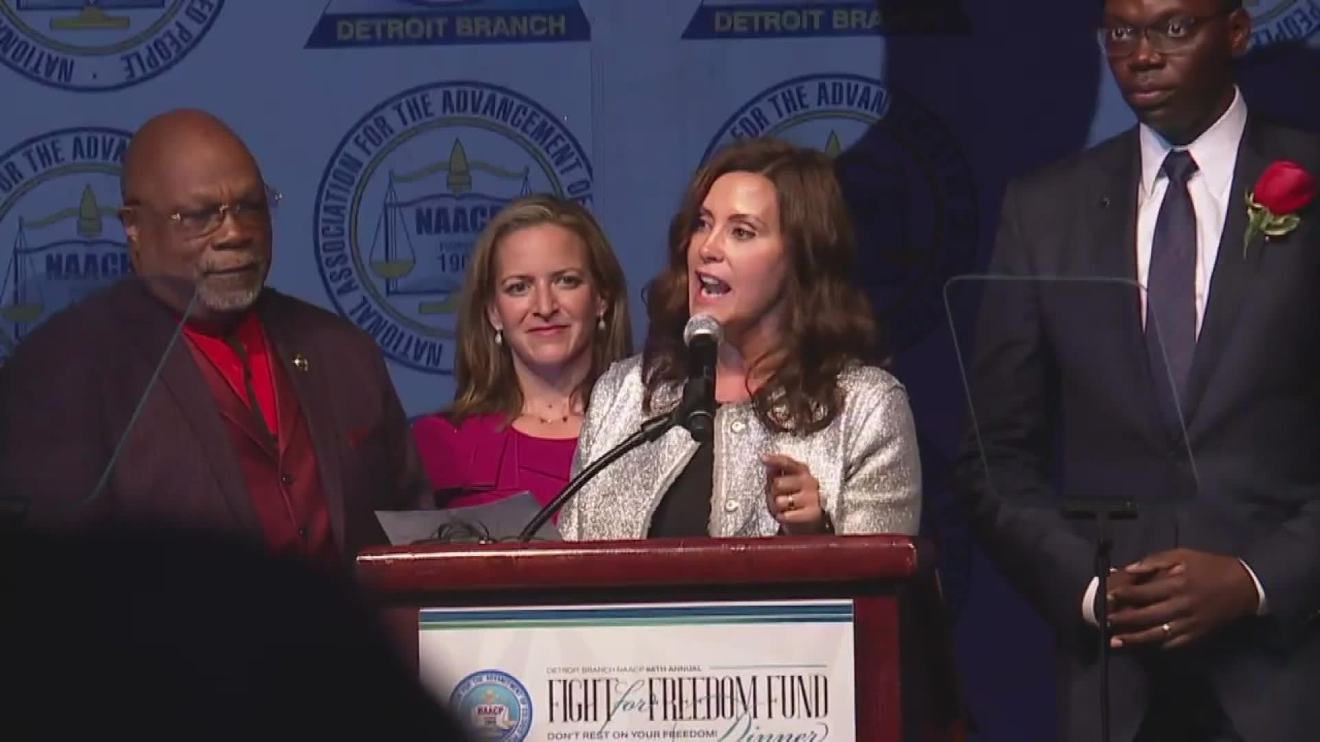 The Michigan Republican Party accused Whitmer of “grandstanding and pandering" rather than strengthening election security.
