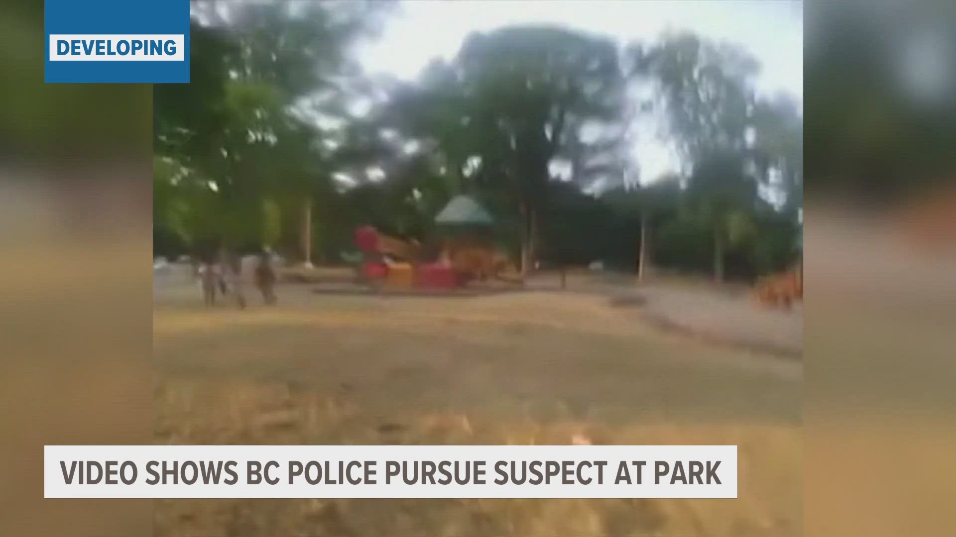 Battle Creek Police said they don't know of any injuries after the fight escalated to shots being fired at Claude Evans Park Wednesday evening.
