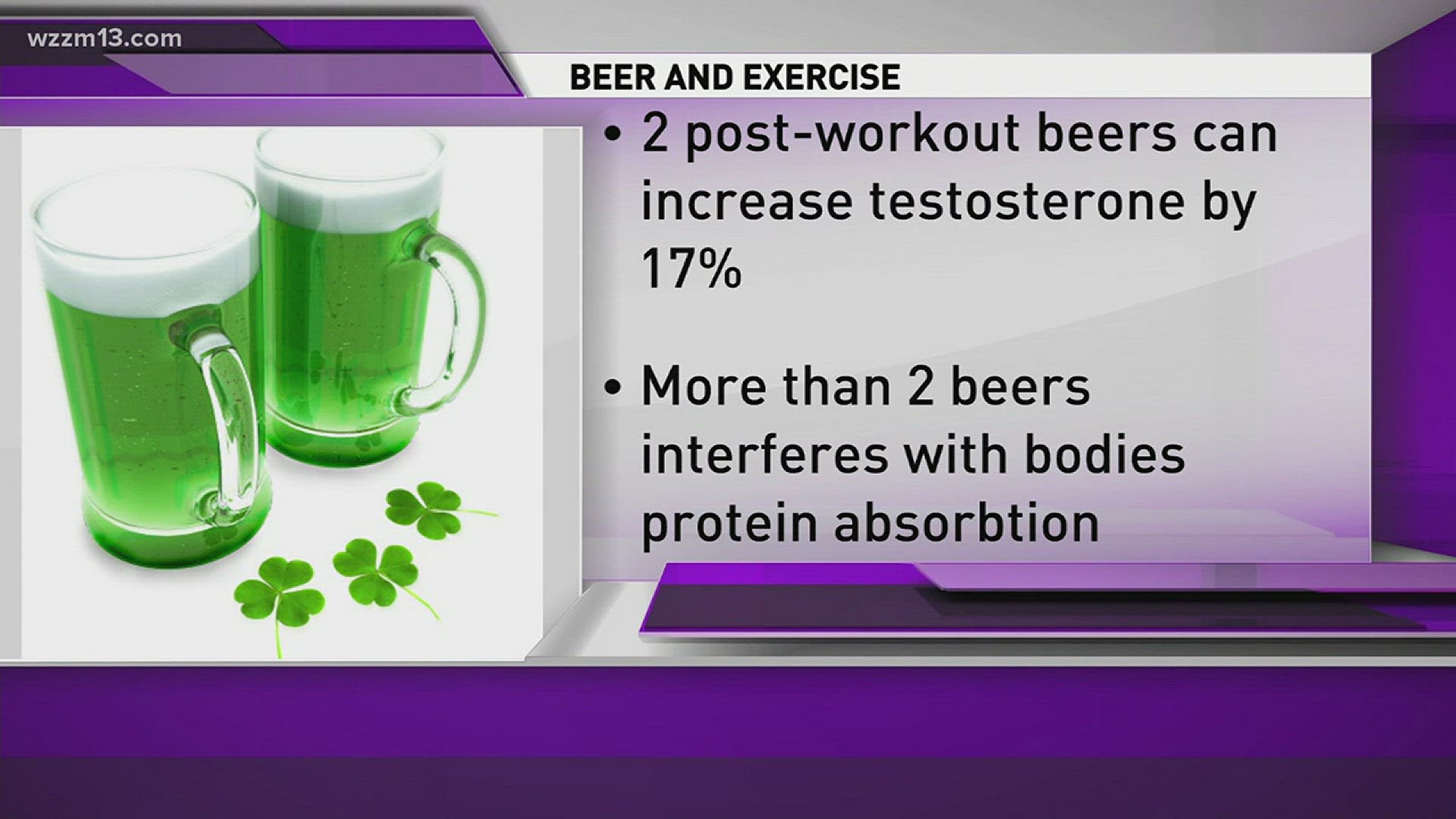 Green beer is shockingly not so good for you