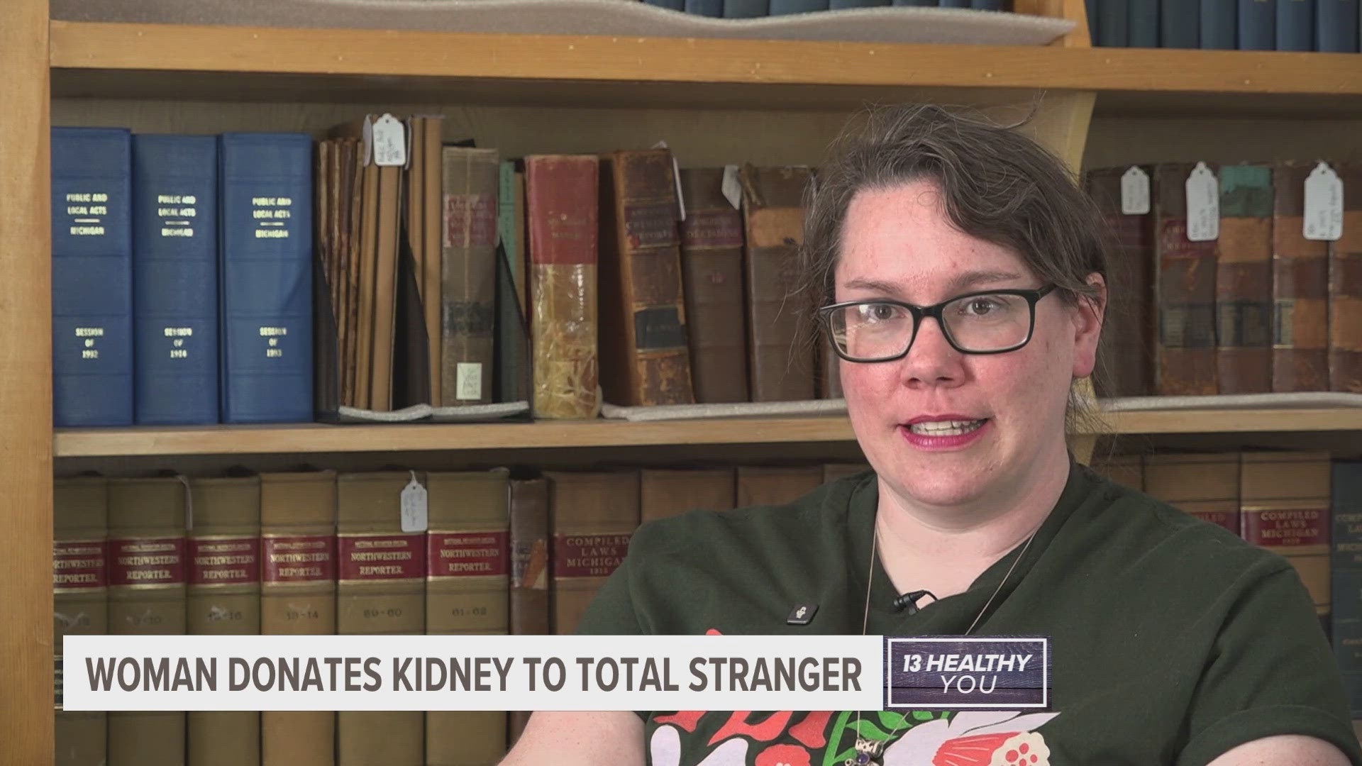 Rhiannon Cizon donates a kidney to a stranger, highlighting the impact of living donors and reducing transplant wait times.