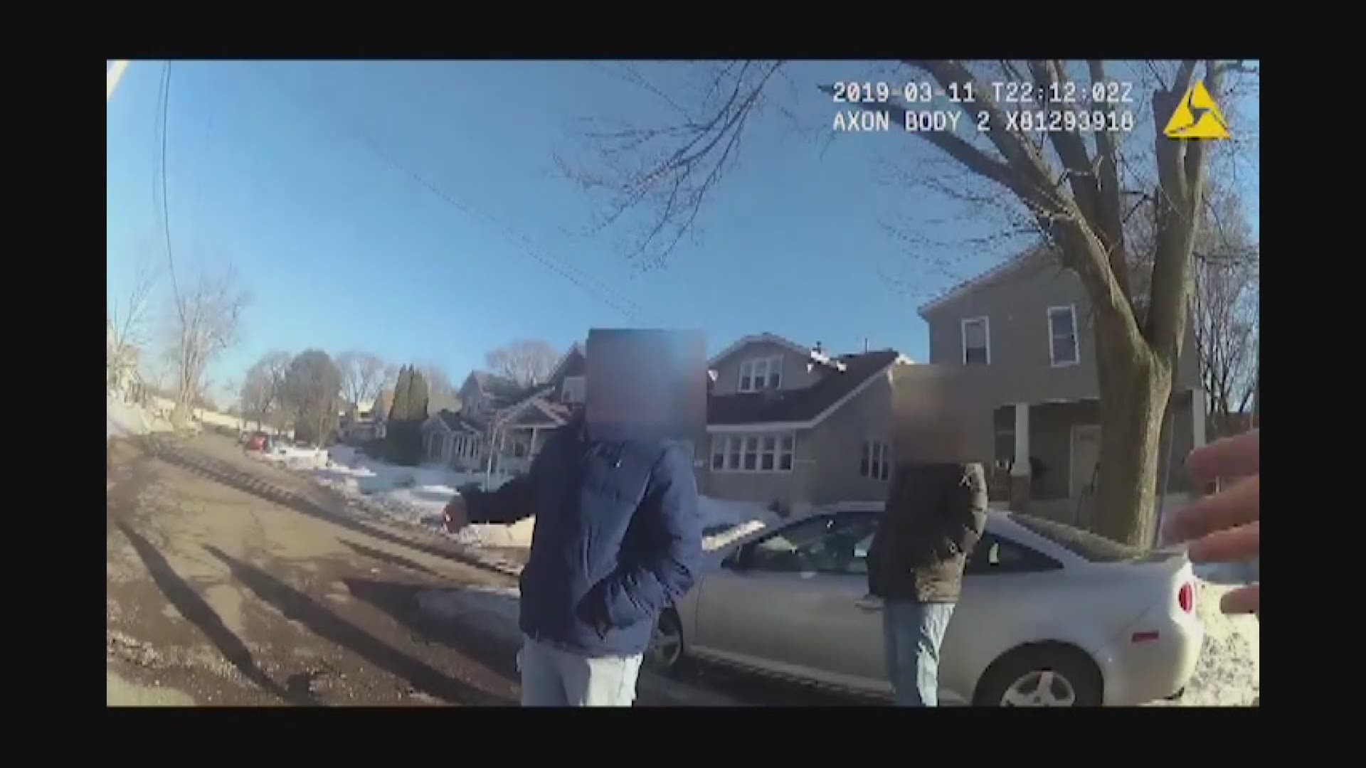 Body camera footage of GRPD officer stopping two teens on Lynch Street SW on March 11, 2019.