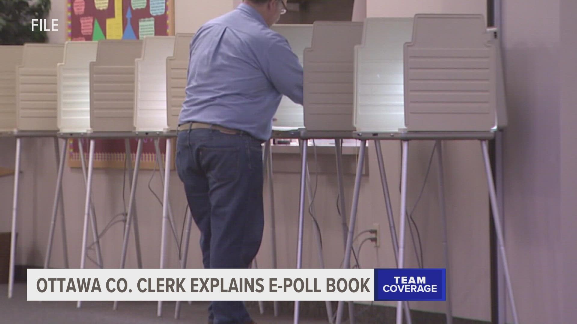 Ottawa County Clerk Justin Roebuck wants to assure voters that their ballots and information are safe and secure. He spent the day checking their voting equipment.