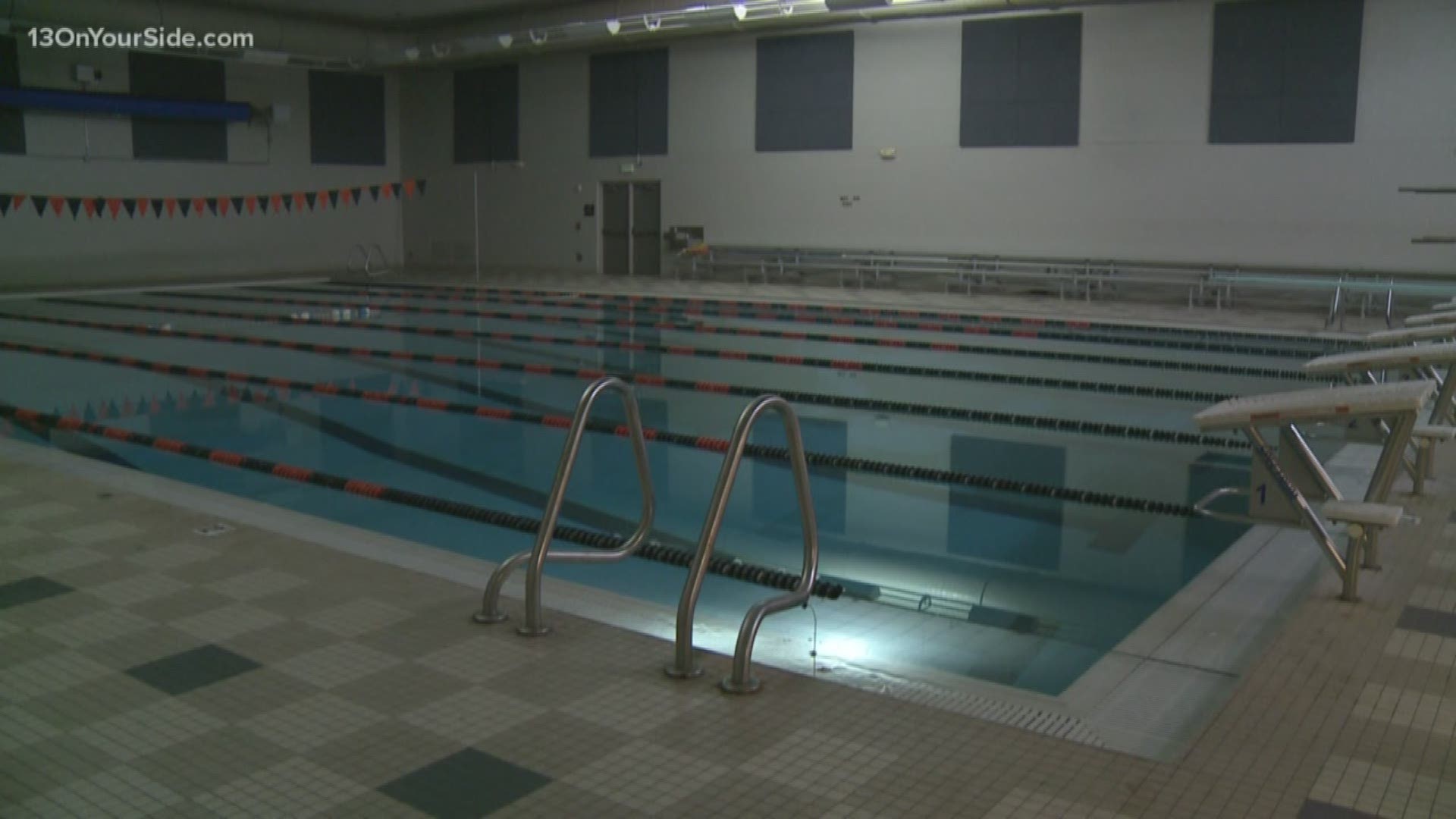 Teaching Muskegon Heights students to swim
