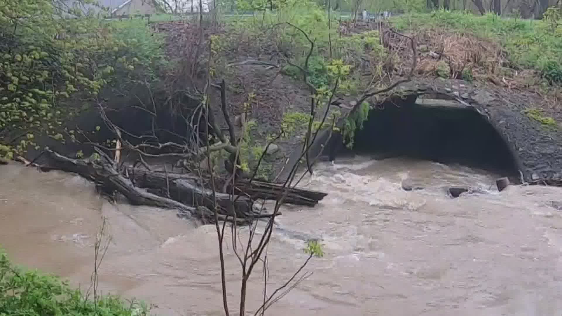 Heavy rains in recent days have caused flooding in low-lying areas. Sometimes, it might be because of a clogged culvert.