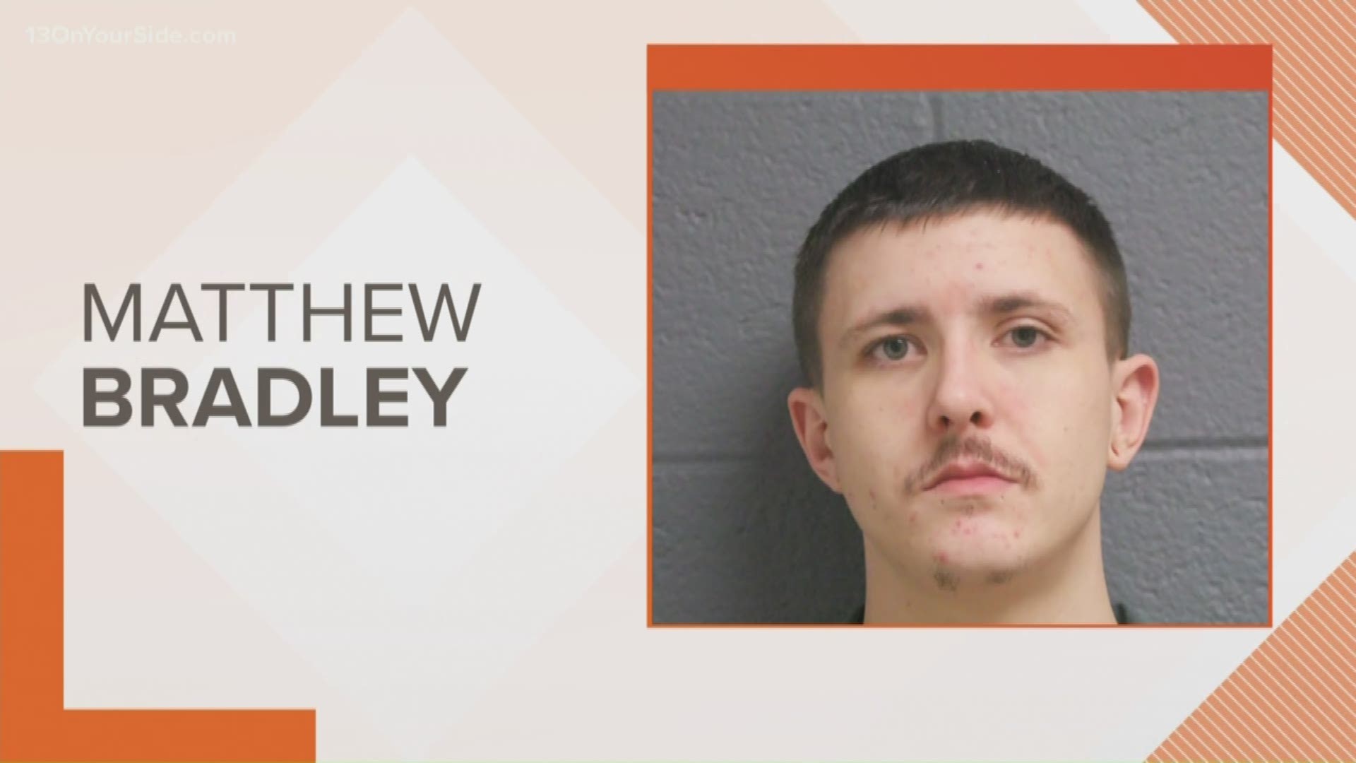 The White Cloud Police Department is looking for Matthew Bradley, 32, a man who went to prison in 2015 for concealing the death of his 4-month-old daughter.