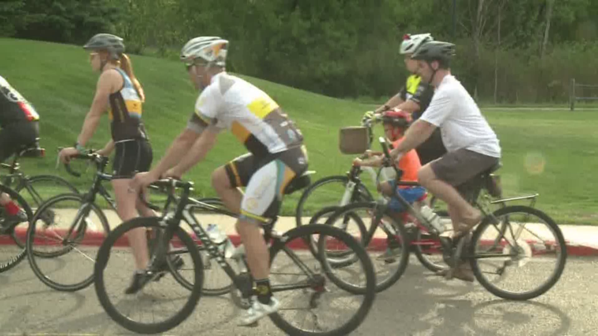 Bike crash survivor on the road again after crash